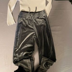 Zara Velvet Culottes For Girls size 7